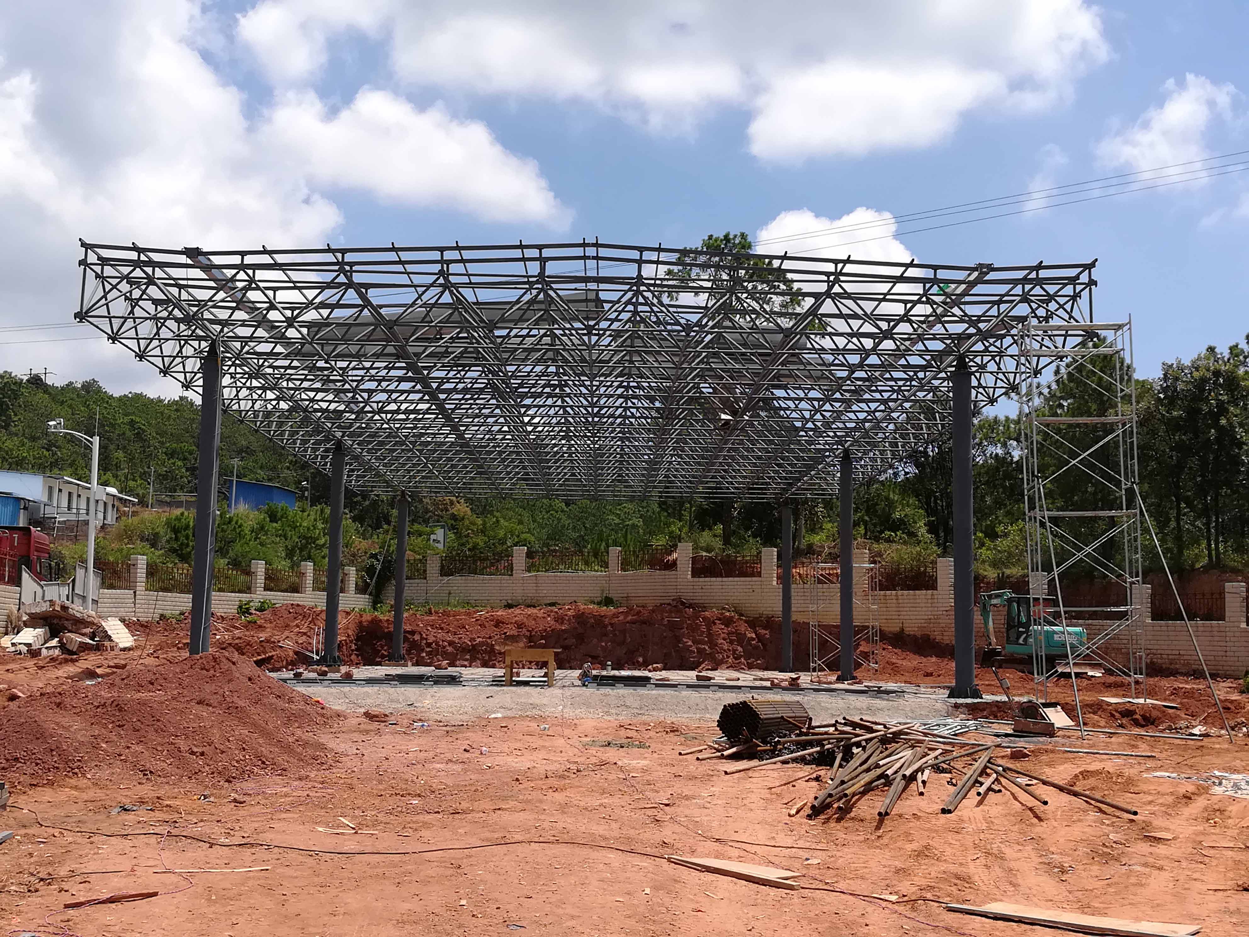 滁州加油站网架屋面