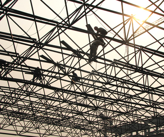 滁州厂房网架安装